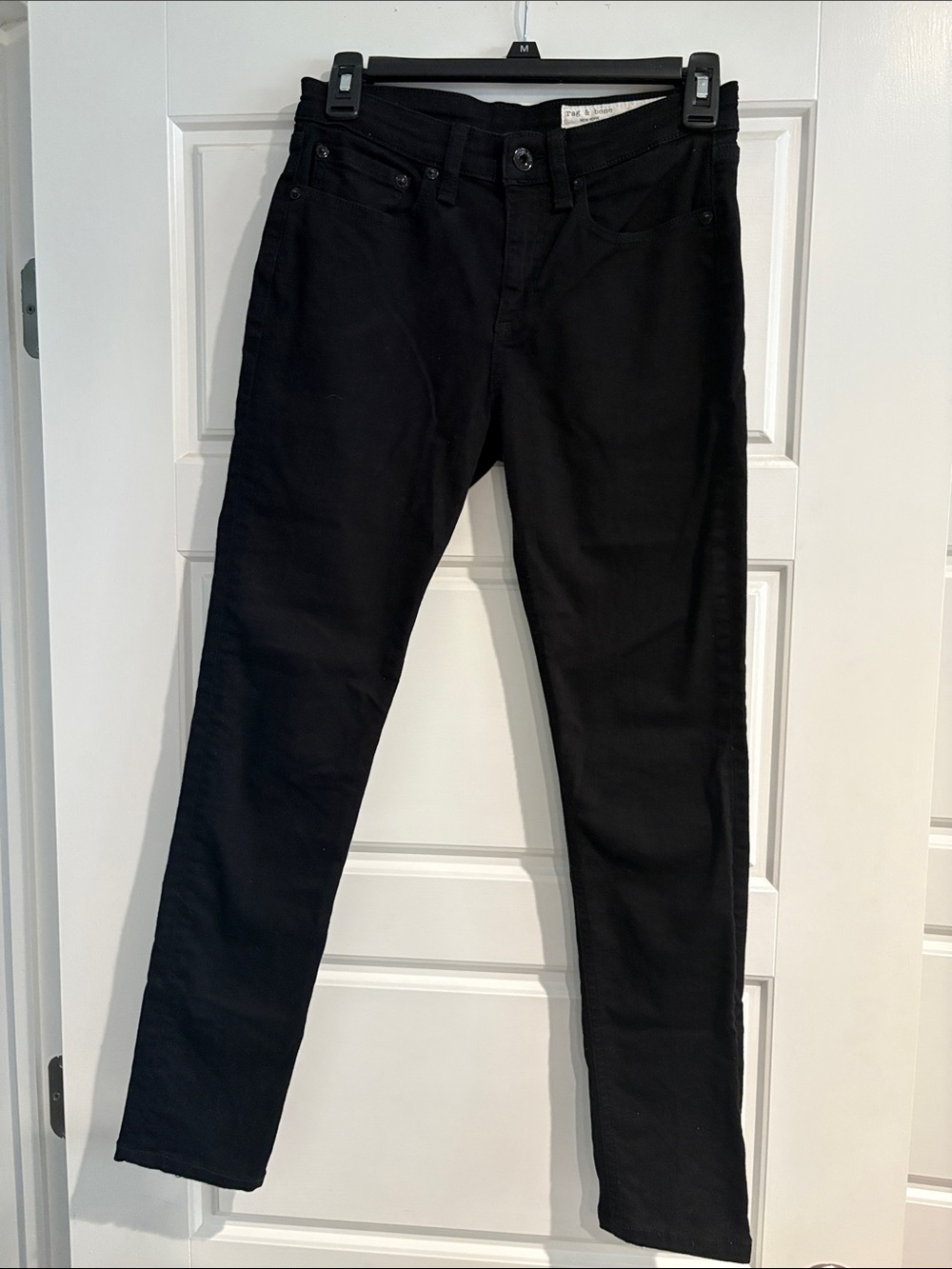rag & bone women’s Slim Black Jeans